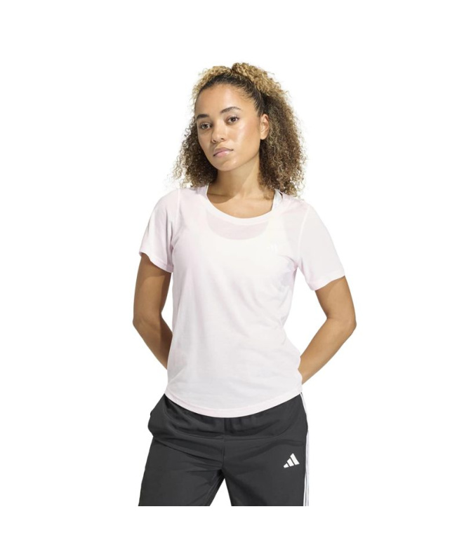 T-shirt Fitness adidas Min Scp Femme rose