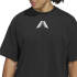 Camiseta Basquetebol Homem adidas Anted BT2, preta/branca
