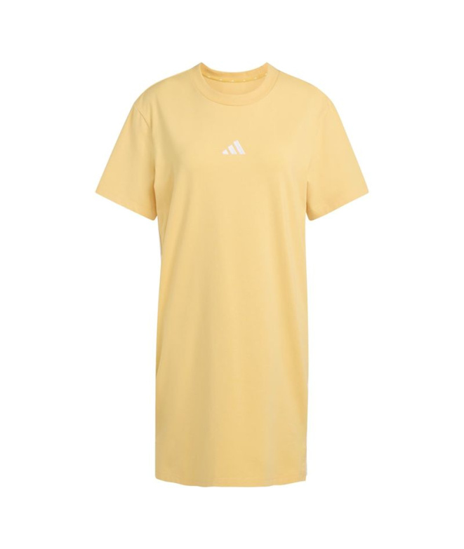 Robe adidas 3 bandes Femme coloris Mase/Blanc