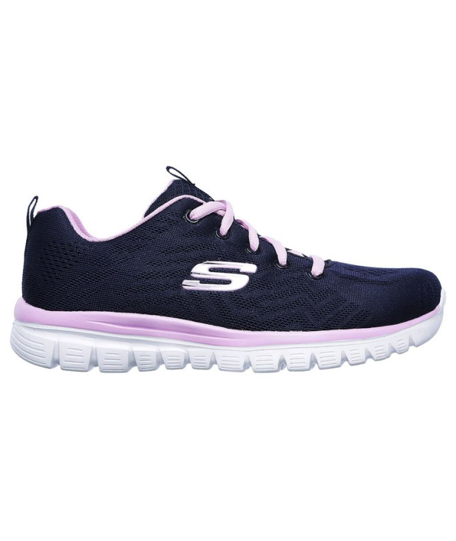 Zapatillas Skechers Graceful-Get Connect Azul Marino