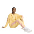 Calça Mulher adidas 3 Stripes Ft Cf amarela/rosa