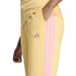 Calça Mulher adidas 3 Stripes Ft Cf amarela/rosa