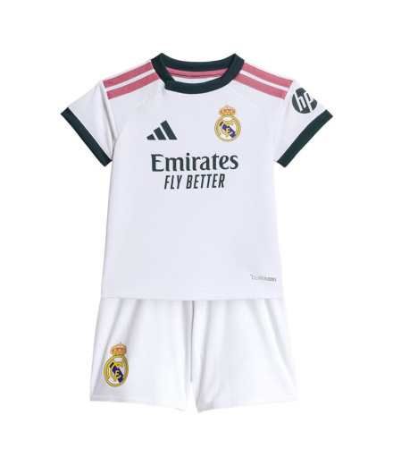 Conjunto Futebol adidas Real Madrid H Baby Branco