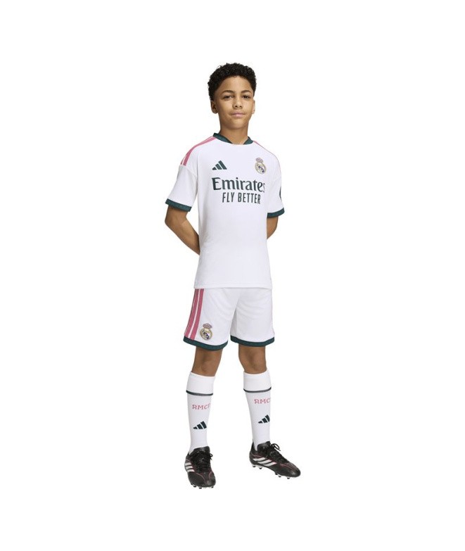 Conjunto Futebol adidas Real Kit HY branco