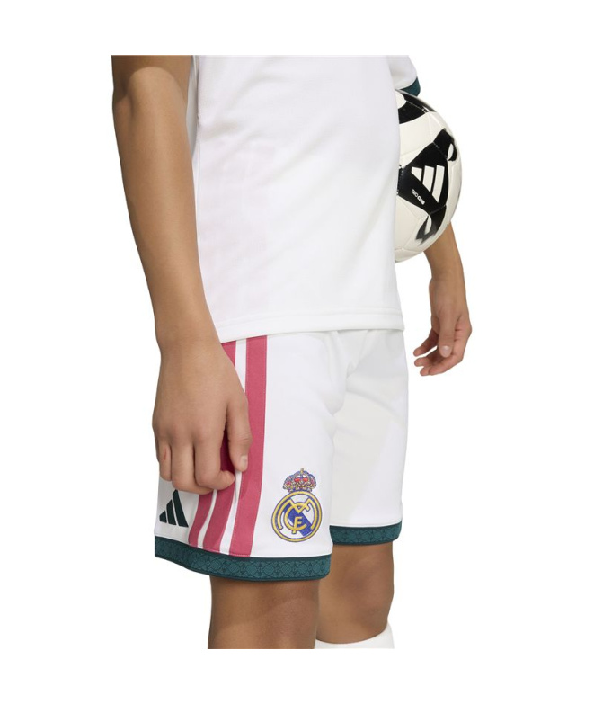 Conjunto Futebol adidas Real Kit HY branco