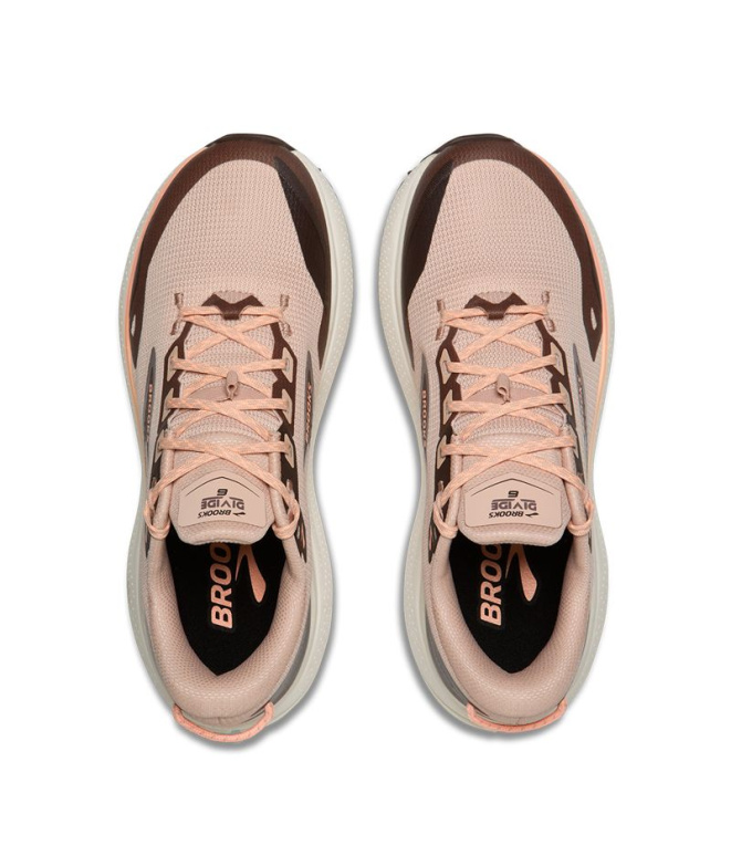 Sapatilhas Trail Mulher Brooks Divide 6 rosa
