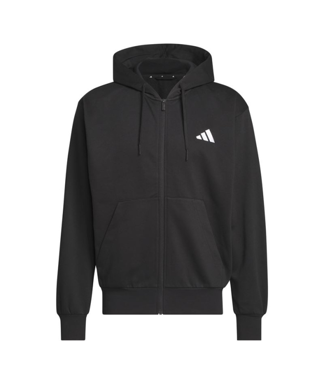 Sweat noir adidas M Feelcozy Fz