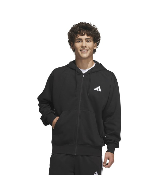 Sweat noir adidas M Feelcozy Fz