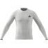 T-shirt Fitness Adidas Po Es Ls Homme blanc