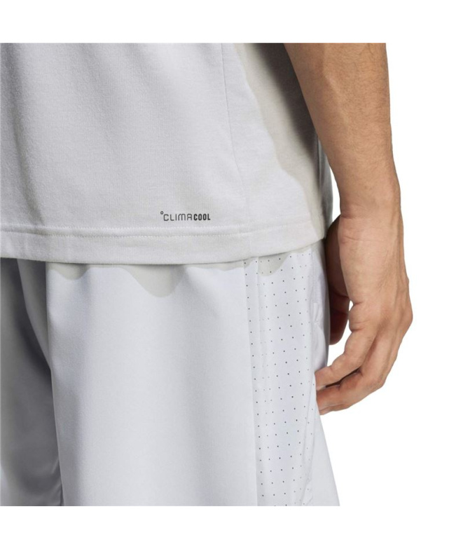 Camiseta adidas We Fr Homem Fitness Cinza