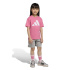 Infantil adidas Lk Big Logo Set Conjunto Fusros/Branca