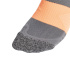 Meias Running adidas Runxboost Cinza Quatro / Cinza Seis / Laranja Brilhante