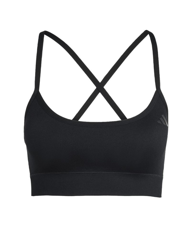 Brassiere de sport Fitness adidas Femme noir,...