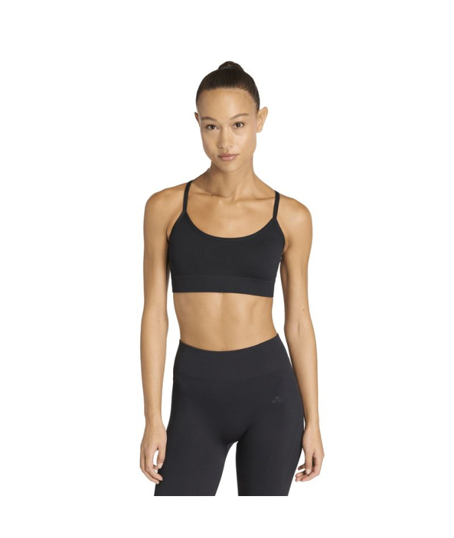 Sutiã esportivo Fitness Mulher adidas We Knt Ls Pd
