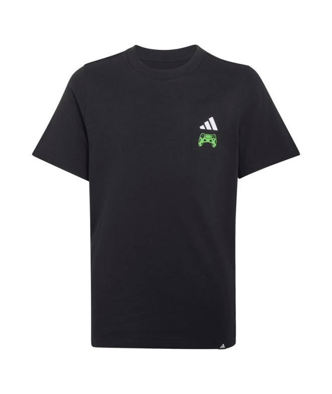 T-shirt noir adidas J Game T 2