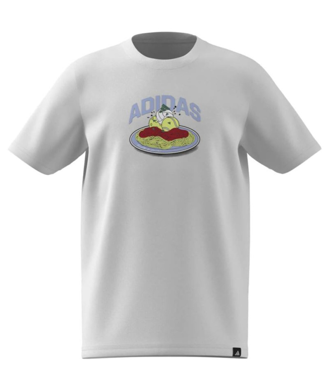 Camiseta branca adidas J Food