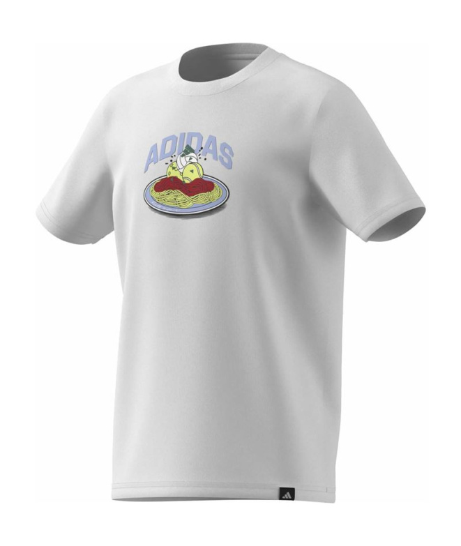 Camiseta adidas J Food T Blanco