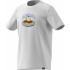 Camiseta branca adidas J Food