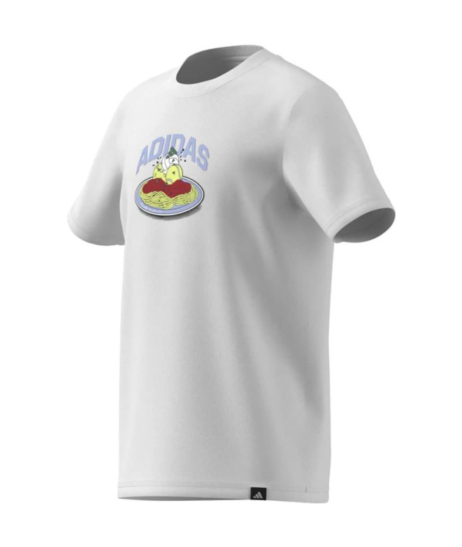 Camiseta branca adidas J Food