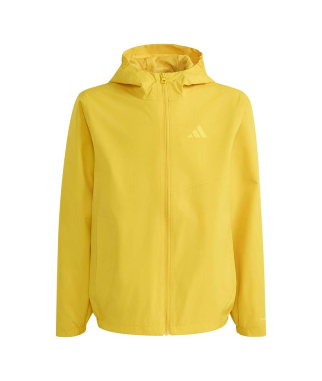 Casaco adidas K Mt 2L Rain J Amarela Montanha