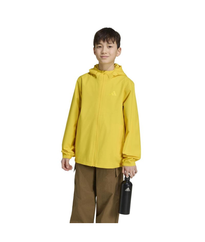 Casaco adidas K Mt 2L Rain J Amarela Montanha