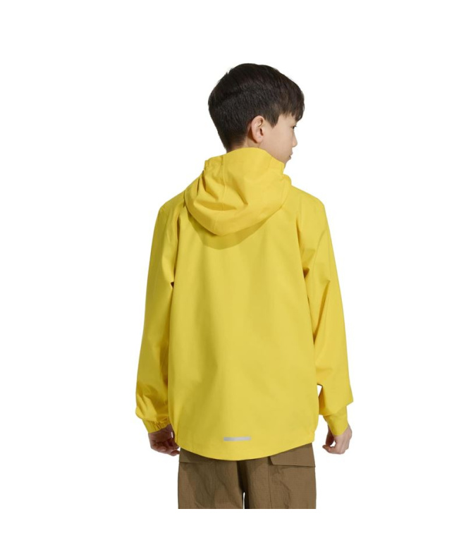 Veste Montagne adidas K Mt 2L Rain J jaune