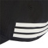 Casquette Fitness adidas à 3 bandes Tr Ess noire et blanche