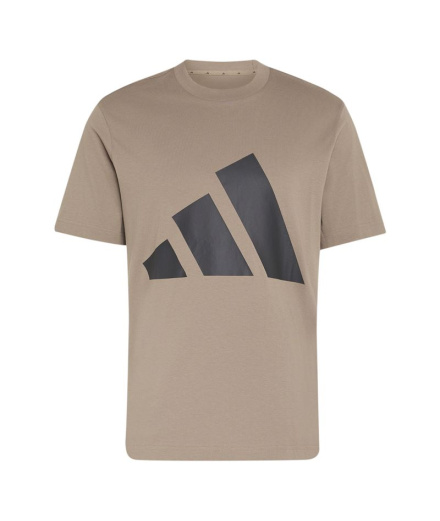 T-shirt adidas Essentials à grand logo Homme kaki/noir