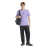 T-shirt Homme adidas Essentials petit logo lilas/noir