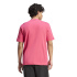 T-shirt Homme adidas Essentials petit logo rose/blanc