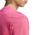 T-shirt Homme adidas Essentials petit logo rose/blanc
