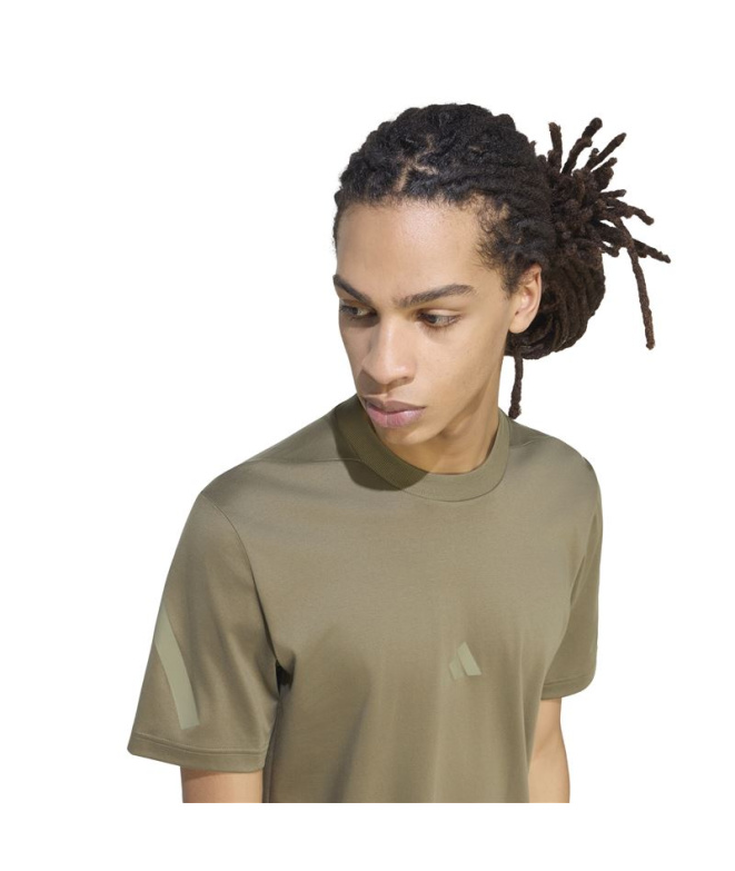 Camiseta Homem adidas ZNE verde-oliva
