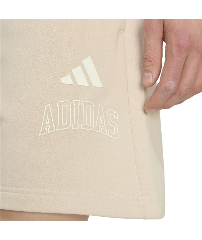 Pantalones adidas M Coll Fl Hombre Marfil