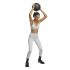 Brassiere de sport Fitness adidas Ess S Lbra Femme gris, taille 2