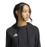 Sweat Football à capuche adidas Entrada26 Fz Femme noir et blanc