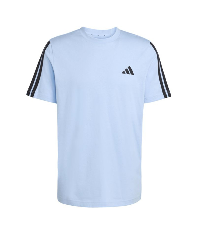 Camiseta Homem adidas 3 Stripes Sj azul/preta