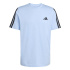 Camiseta Homem adidas 3 Stripes Sj azul/preta