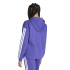 Moletom adidas Essentials 3-Stripes Mulher Roxo/Branco