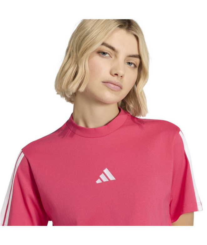 Camiseta Mulher adidas Essentials 3 de algodão...