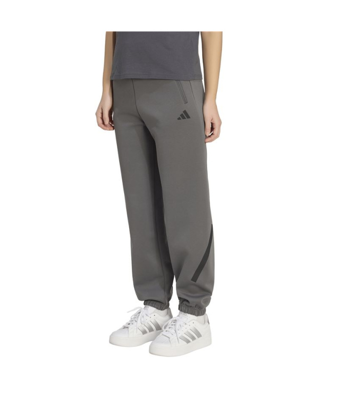 Pantalons adidas W ZNE Femme gris