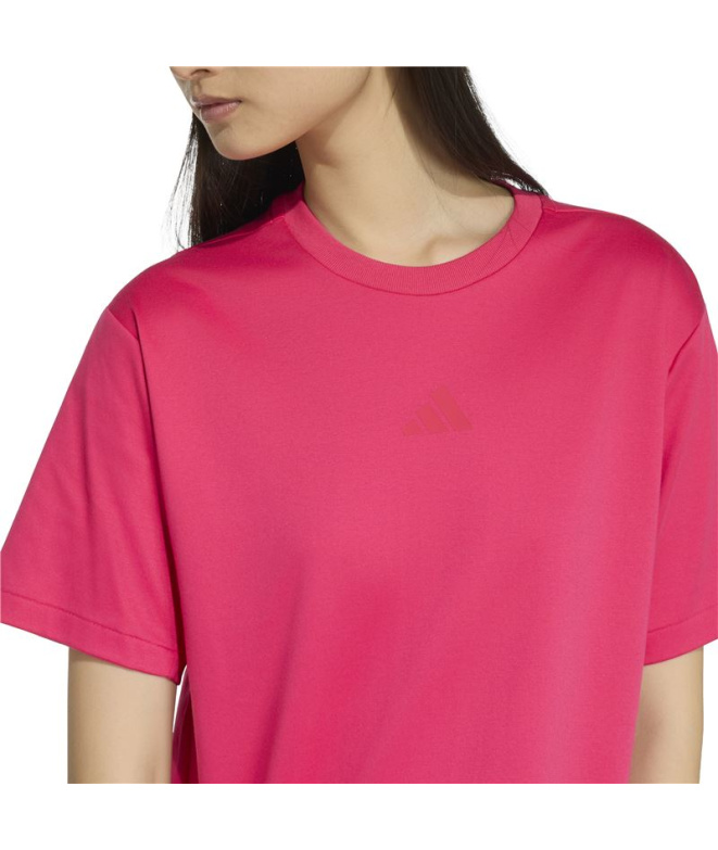 Camiseta rosa Mulher adidas W ZNE