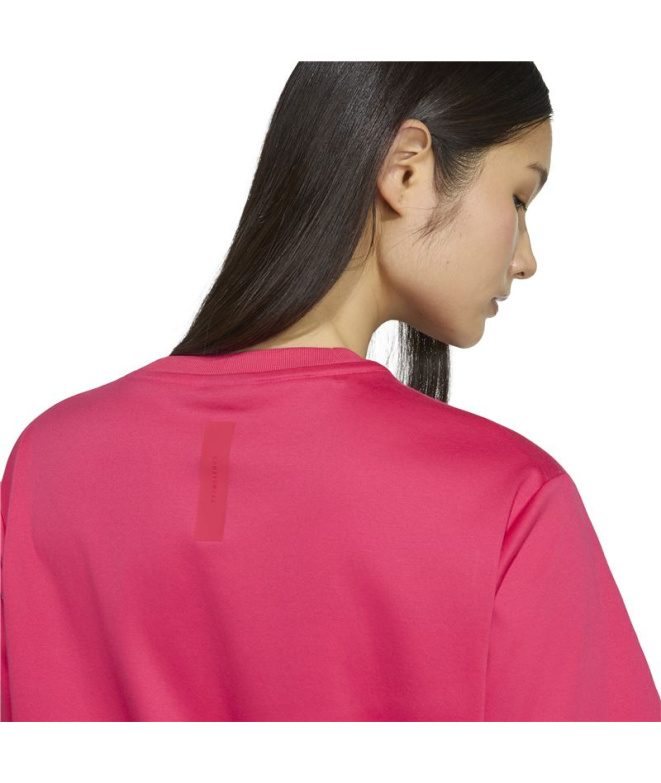 Camiseta rosa Mulher adidas W ZNE