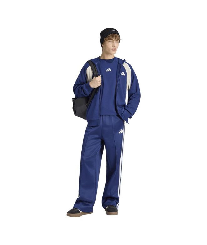 Pantalones adidas Loose Open Hem Hombre Azul...