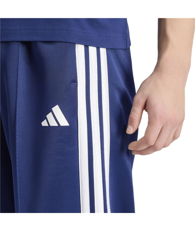 Homem adidas Loose Open Hem Calça Azul Escuro