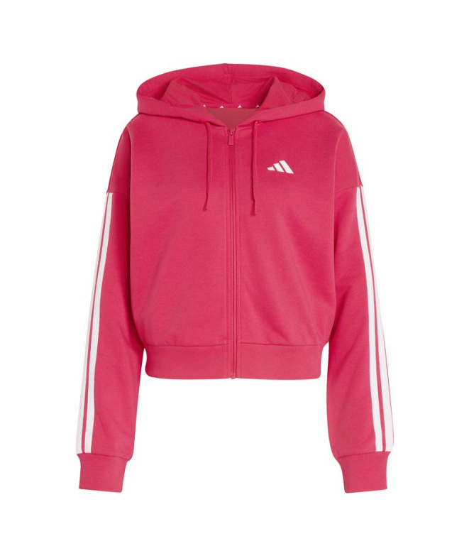 Sudadera adidas Essentials 3 Bandas Mujer Rosa