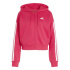 Sudadera adidas Essentials 3 Bandas Mujer Rosa
