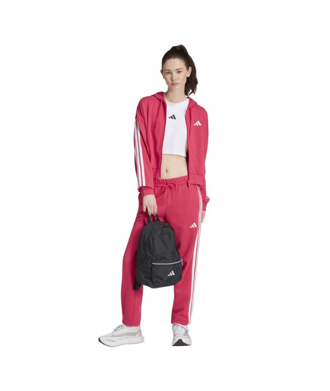 Moletom adidas Essentials 3-Stripes Mulher Rosa
