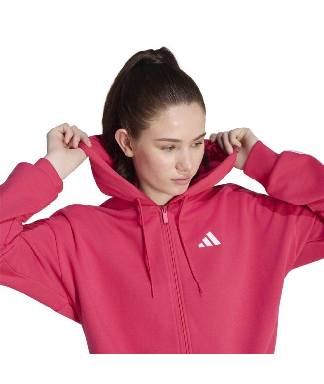 Sudadera adidas Essentials 3 Bandas Mujer Rosa