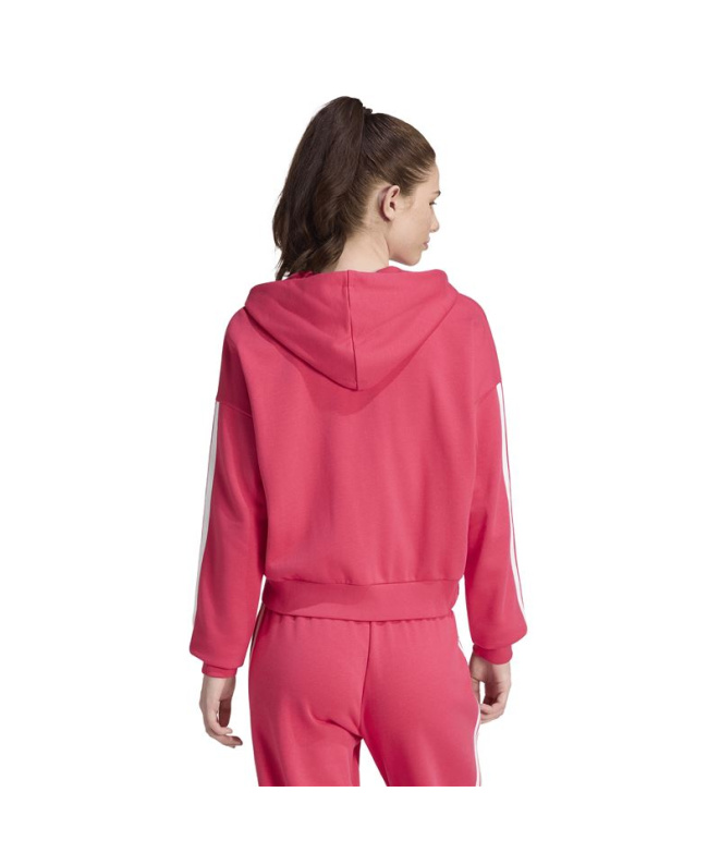 Sudadera adidas Essentials 3 Bandas Mujer Rosa