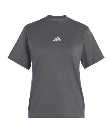 Camiseta adidas T-shirt Essentials 3-Stripes Mujer Gris
